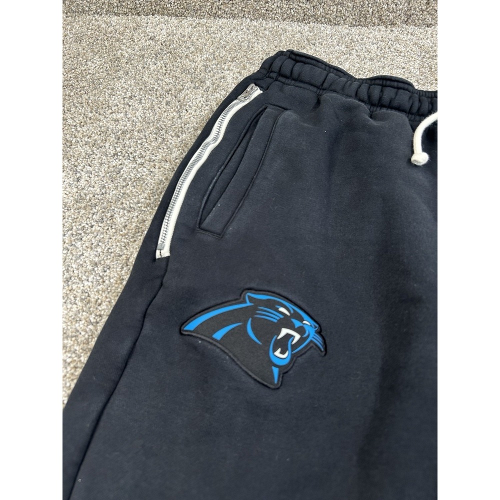 Nike NFL Equipment Panthers Player Issued Training Heavy Black Sweatpants Sz L